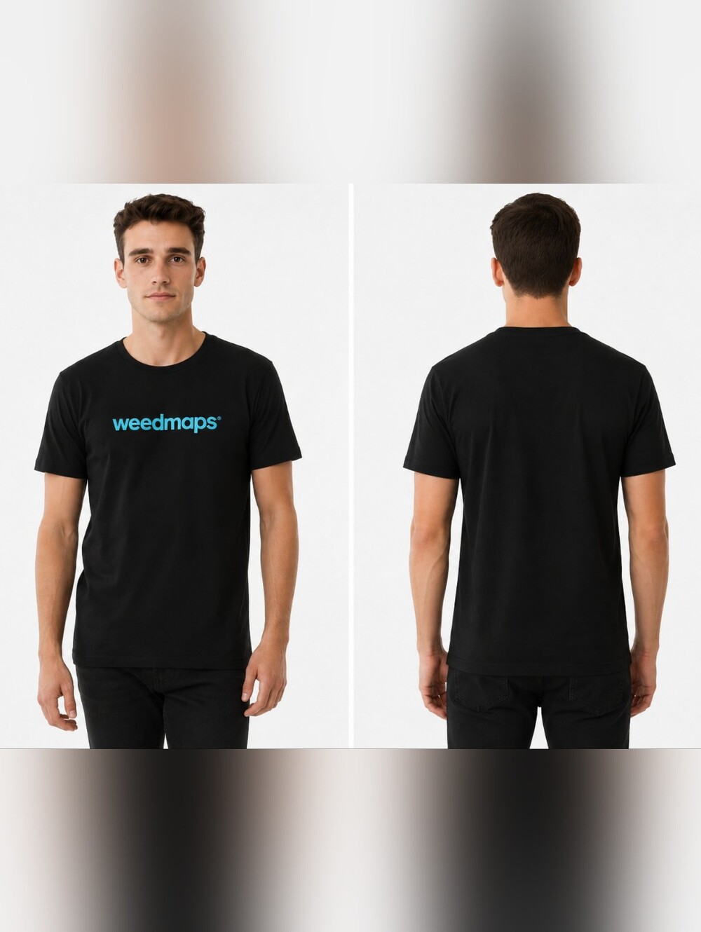 Weedmaps Black Short Sleeve Tee